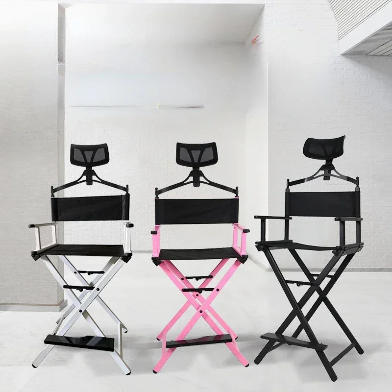 야외 알루미늄 합금 캠핑 의자, 레저 낚시 의자, 캔버스 접이식 비치 바, 사무실 메이크업 의자, 야외 가구