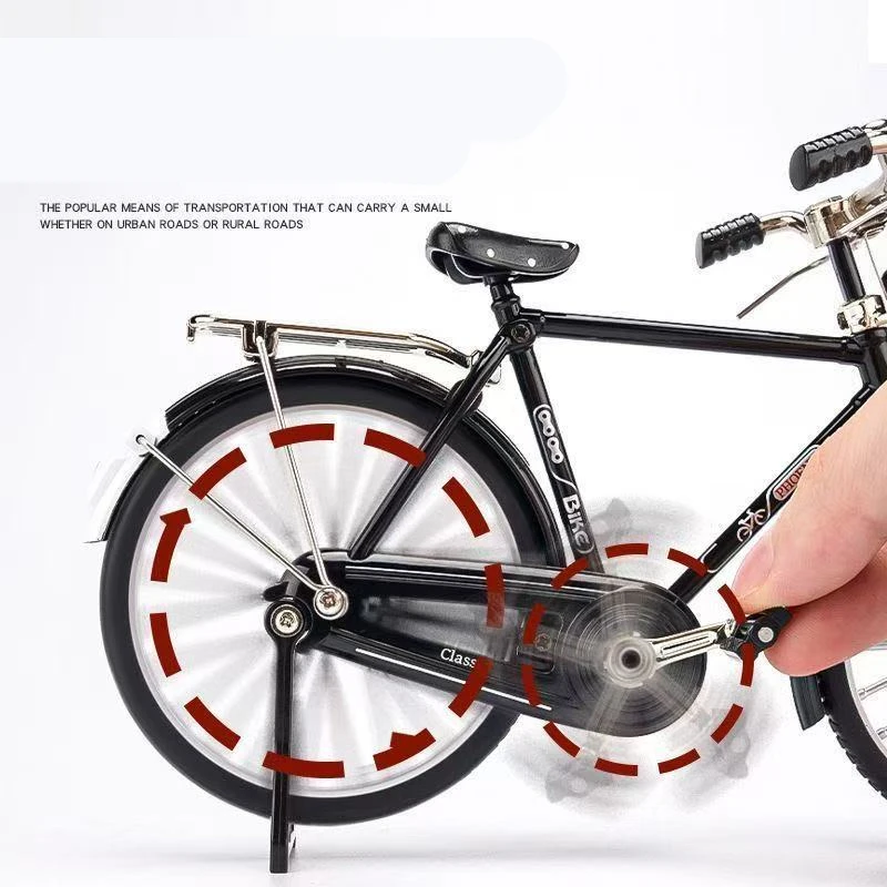 향수를 불러일으키는 복고풍 스타일 조립 DIY 자전거 28 자전거 합금 자전거 모델 장난감 DIY 모델 장식품 장난감