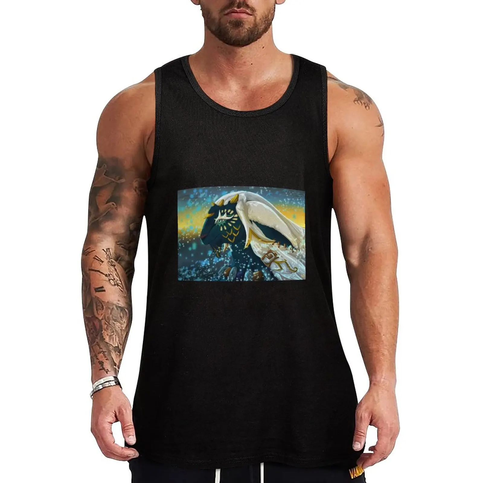 

Rauru Tank Top Man gym clothes sleeveless jackets gym shirt men
