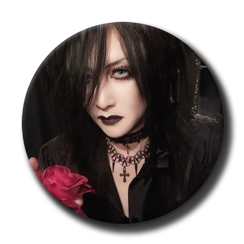 Mana Sama Gothic Rock Aesthetic Brooches Malice Mizer Visual Kei