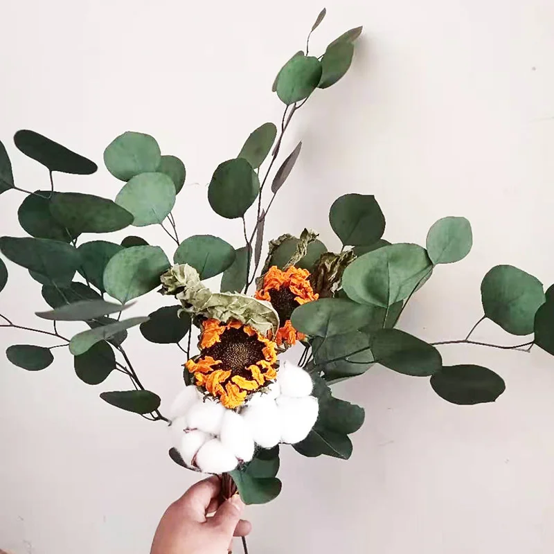 Bouquet di erba di Pampa essiccata naturale, Bouquet di decorazioni per la casa Boho, fiori secchi di Phragmites, Bouquet per la decorazione del Ramadan di nozze