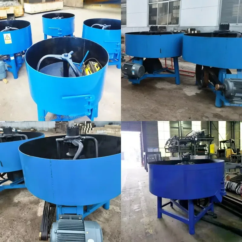Electric Diesel Flat Mixer Construction Mortar Cement Soil Mixing Machine