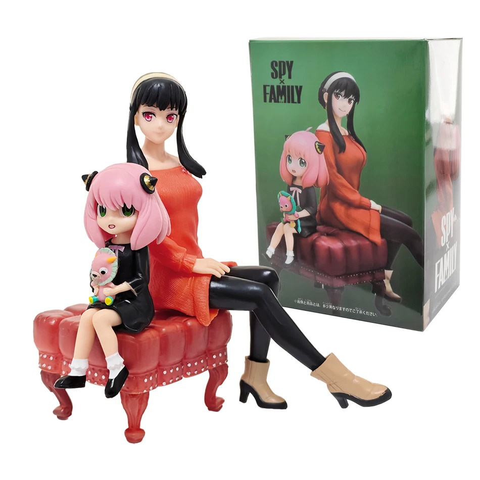14 cm SPY×FAMILY Anime Figuur Kawai Anya Forger Yor Forger Actiefiguren Leuke Beeldje Collectible Model Pop Speelgoed Op voorraad