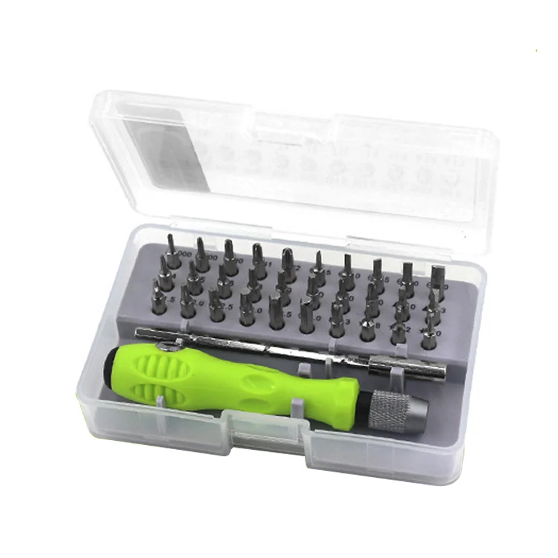 Creative 32 In 1 Screwdriver Set Precision Mini Magnetic Screwdriver Bits Kit Phone Mobile IPad Camera Maintenance Tool Repair