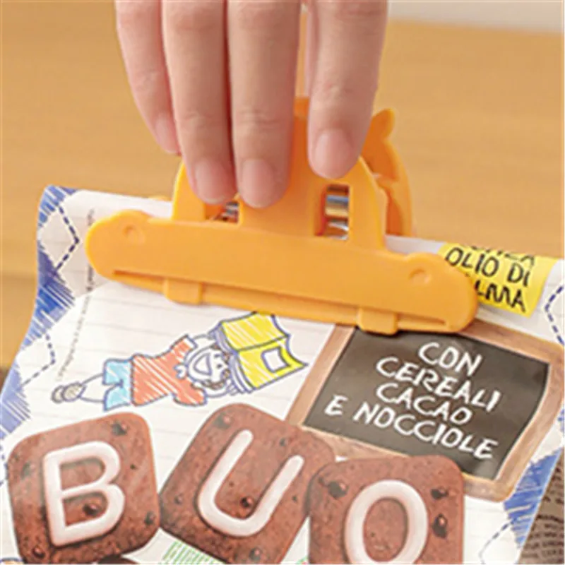 

Milk Powder Moisture Proof Fresh Keeping Bag Clip For Home And Travel Use 3Pcs Portable Plastic Food Seal Clip Kitchen Snack Bag