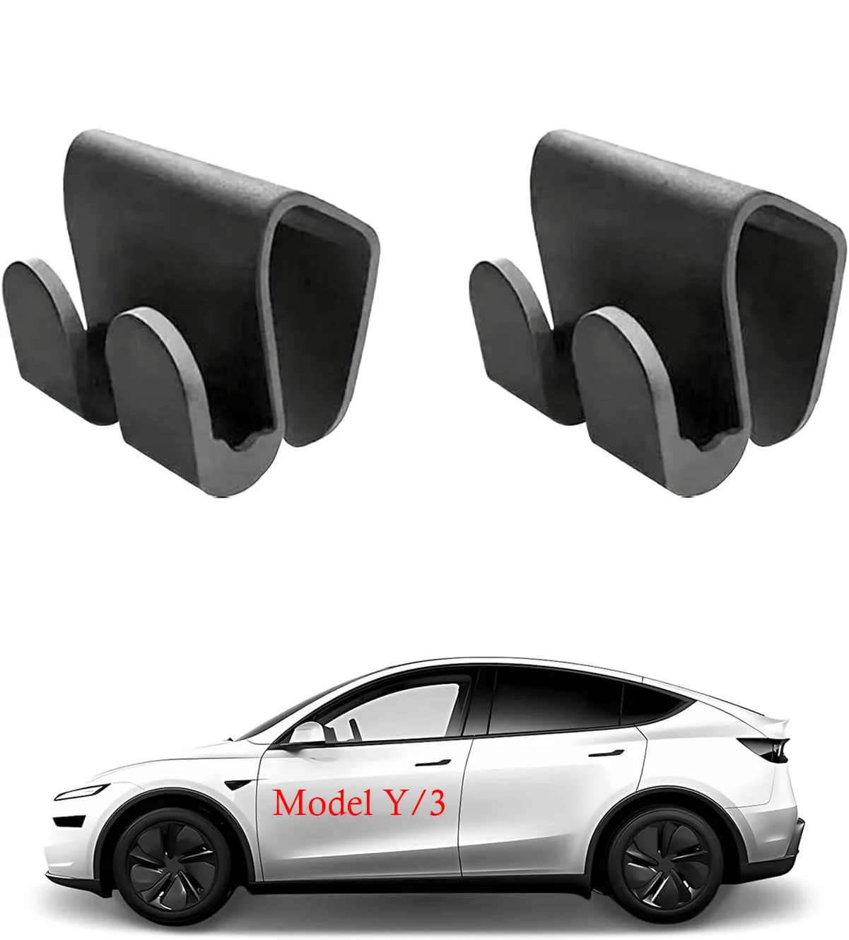 

Glove Box Hooks for Tesla Model Y Model 3 2025 2026 Accessories Car Purse Hook Organizer Bag Holder 2PCS Storage Hanger Clip