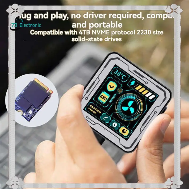 

24-Hour Delivery Mobile Solid State Box Nvme 2230 M. 2 Hard Disk Case Solid State Drive Box External Mobile Storage For PC Phone