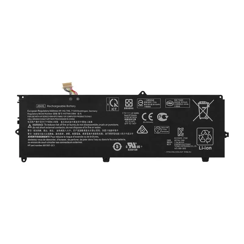 7.7V 47.04Wh New JI04XL Laptop Battery  for HP Elite X2 1012 G2 J104XL HSTNN-UB7E 901307-541