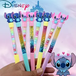 Disney Stitch Gel Pen para Estudante, Pulseira DIY, Kawaii, Suprimentos de Incentivo, Ferramentas de Escrita, Presentes Escolares, 1Pc