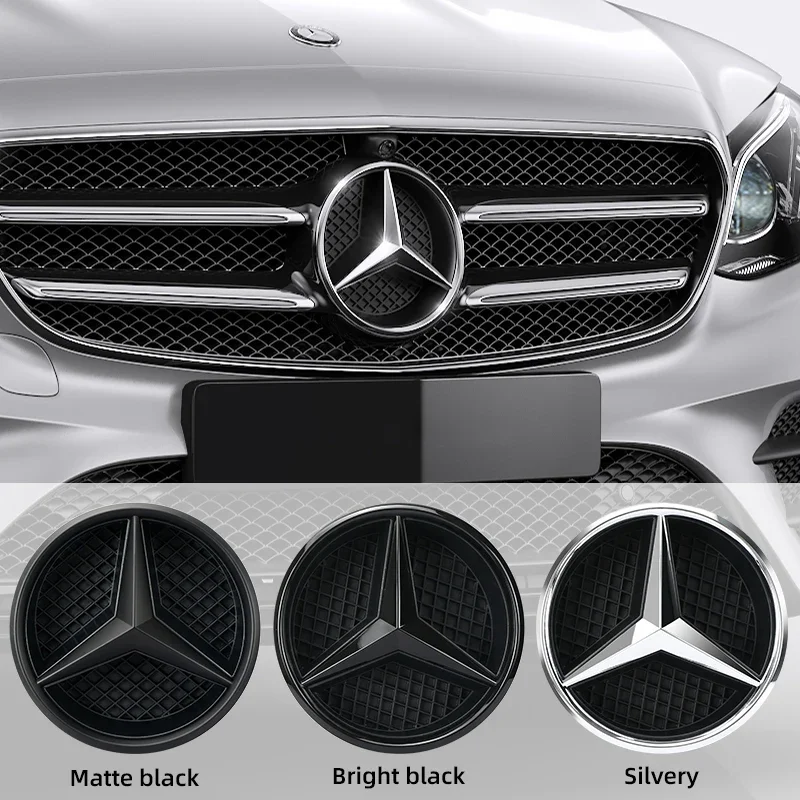 

Car Grill Emblem Star Badge Car Front Grill Logo For Mercedes Benz W205 A B C W212 W20E GLA GLK CLA CLS SLK VIANO Accessories