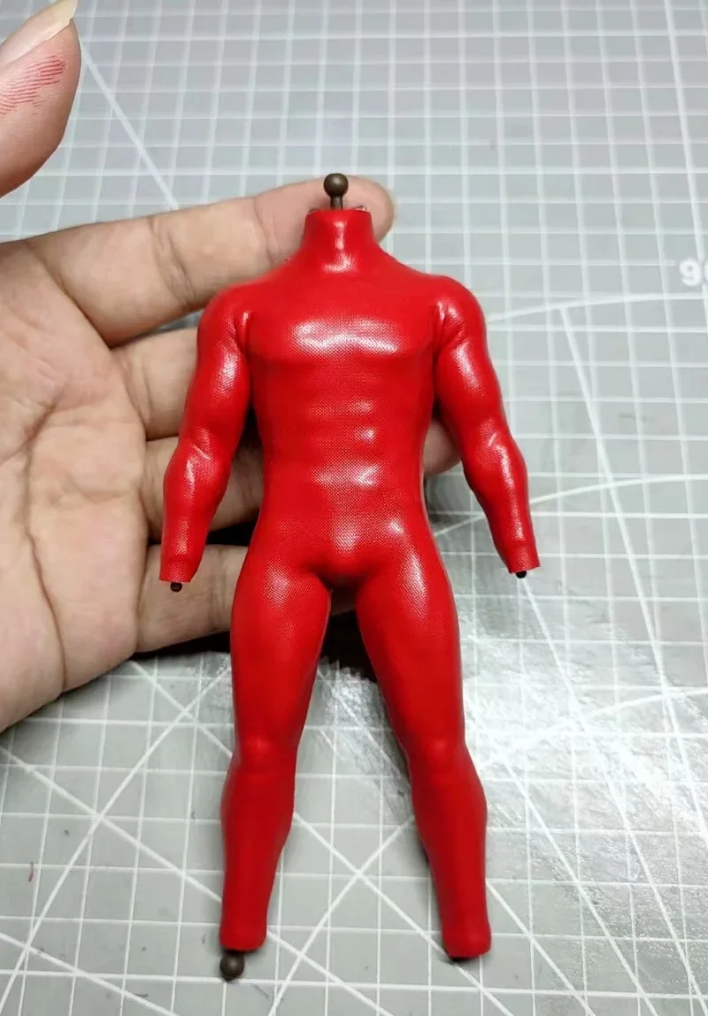 1/12 Scale Soldier Red Jumpsuit Model for 6\'\'vtoys