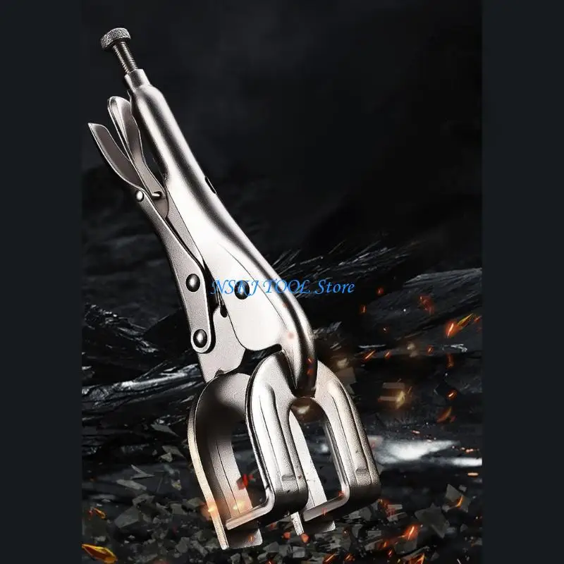 

L8RC Sturdy Alloy Steel Welding Vises Grips Automotive Repair Clamp for Car Bodywork and Sheet Metal Fabrication Tasks
