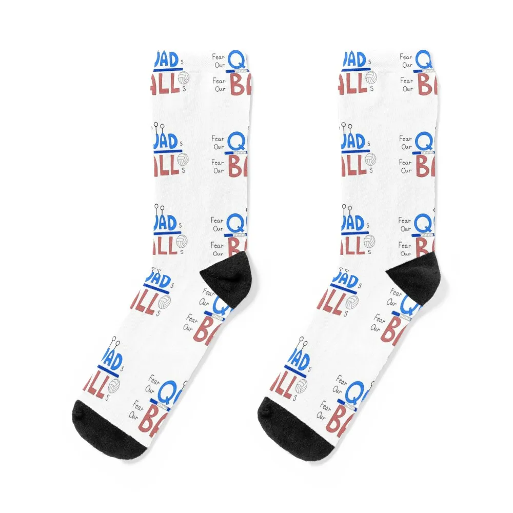 

Fear Our Quads Fear Our Balls Socks New year's hip hop Socks Female Men's