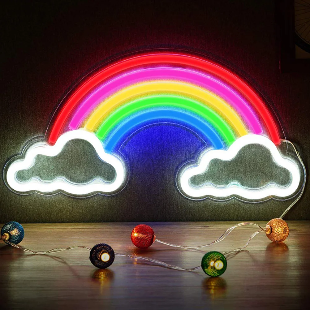 

Cloud Neon Light For Bedroom Aesthetic Room Decor Wall Hanging Led Sign Glow Lighting Home Party Decorative Lamp Night Light