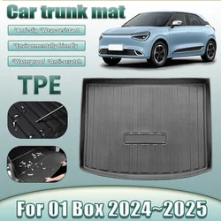 TPE Car Rear Trunk Mat For Dongfeng Nammi 01 Box Accessories 2024 2025 Waterproof Anti-dirty Material Rubber Protect Pads Carpet