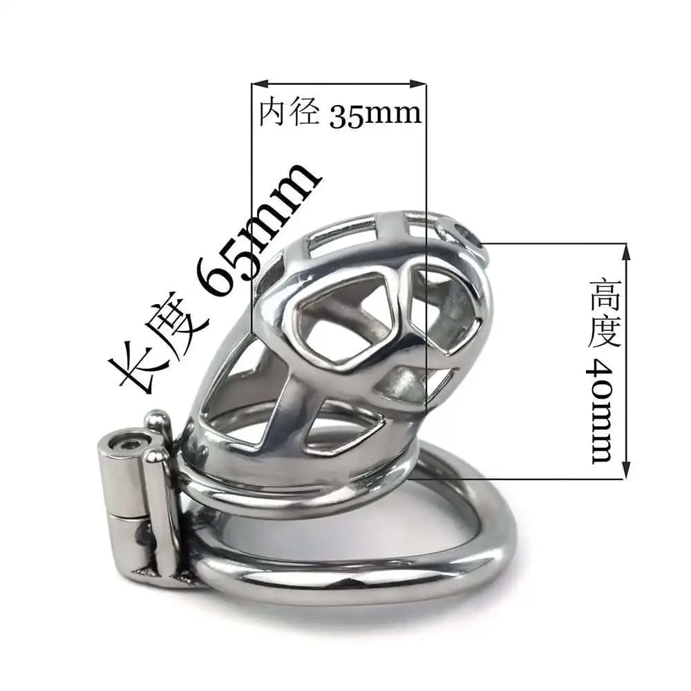 SXM New Mamba Metal Chastity Cage Devices Penis Lock Penis Cage Cock Rings Men Cuckold Lockdown Bird Adult Sex Toys For Me view 2