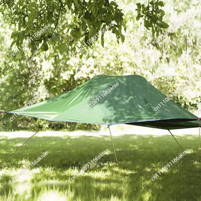 for Green portable camping tree net hanging tree tent, canopy go on road trip tent, camping mosquito net hammock