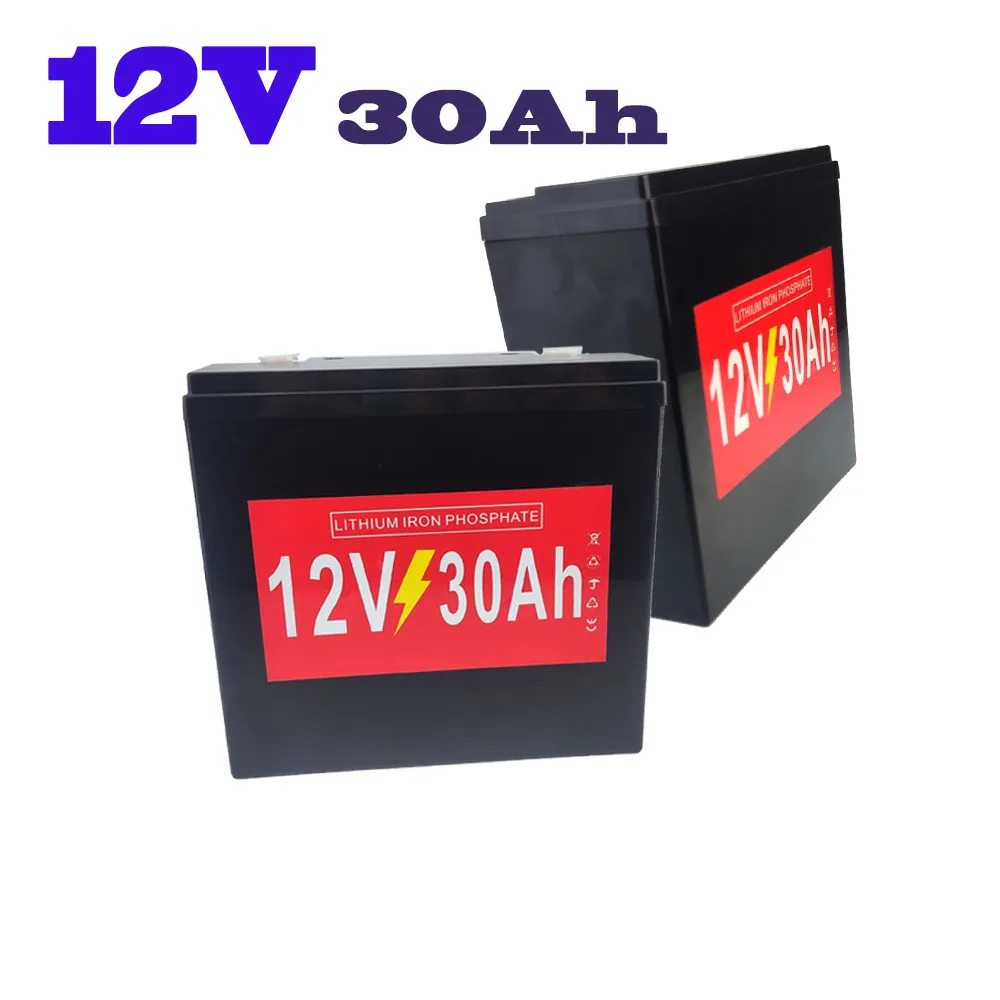 

12V 12.8V 30Ah LiFePO4 Battery 12.8V 4000 Cycles For RV Campers Golf Cart Off-Road Off-grid Solar Wind battery 10a charger