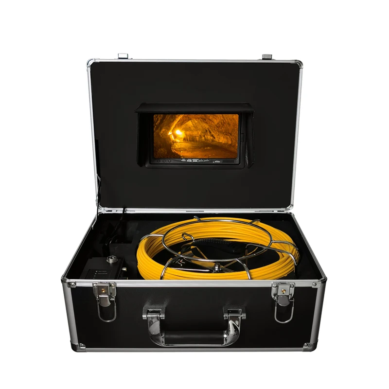 

Factory Wholesale 7 Inch Color LCD Digital Display Sewer Camera Analog Endoscopic Camera Plumbing Tool For Pipe Inspection