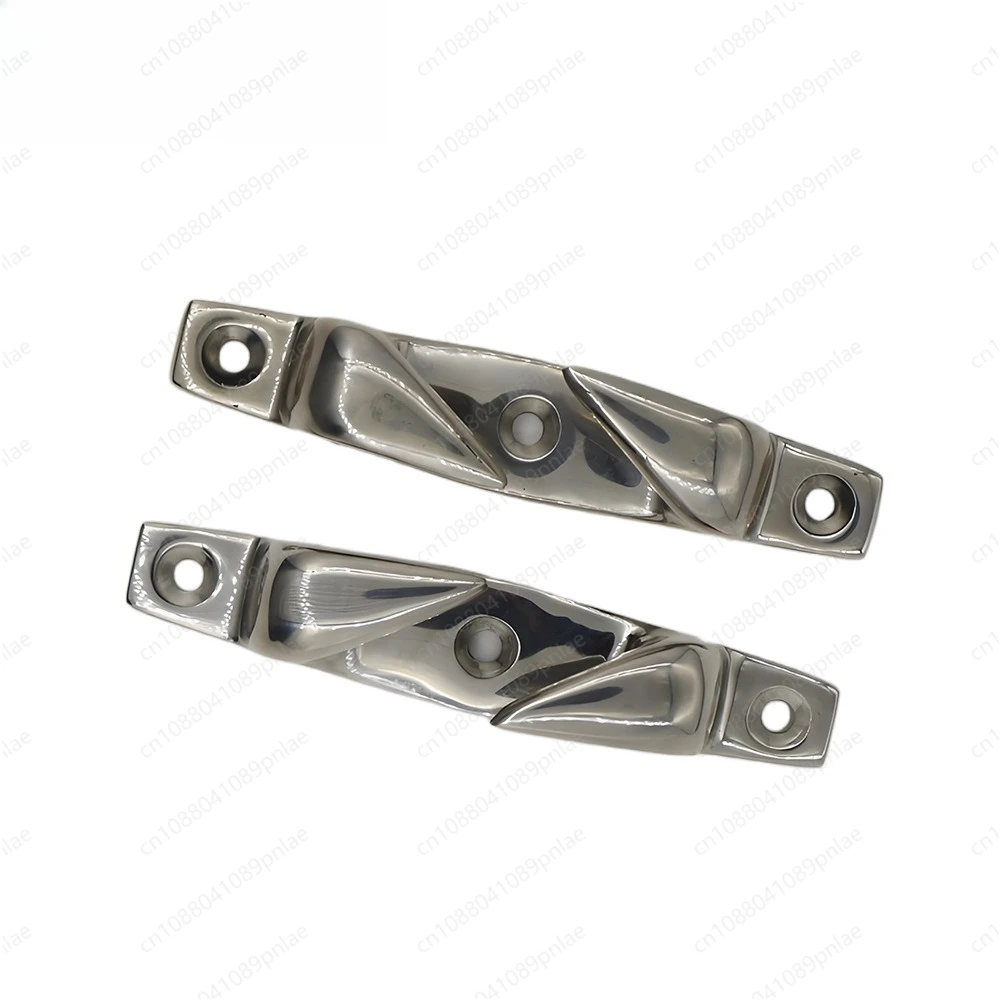 316 Stainless Steel Polished Chock Hollow Mooring Bollard Left & Right Angled Tip for Boat Yacht Marine Hardware Accessories