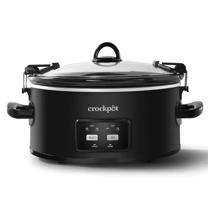 6qt Cook & Carry One  Programmable Slow Cooker Matte Black