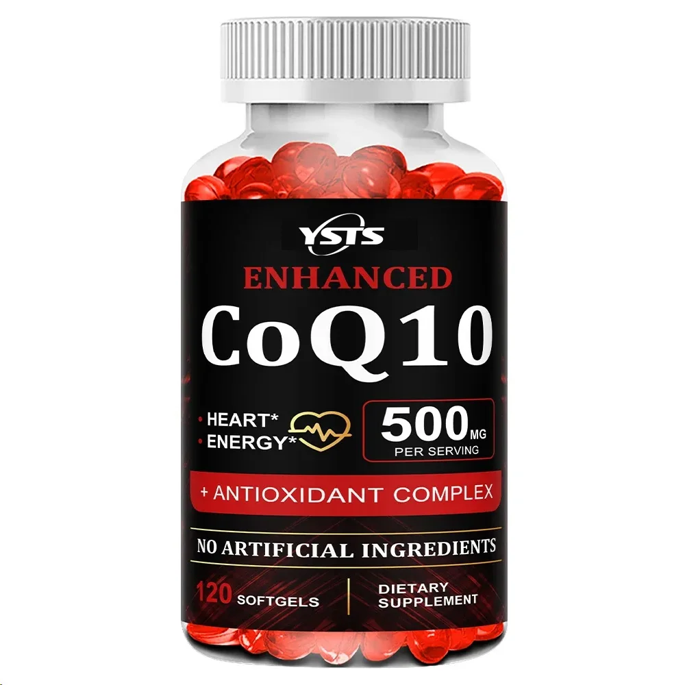 CoQ10 Capsules - Promote Heart and Brain Health, Maintain Healthy Cholesterol, and Promote Heart and Vascular Health