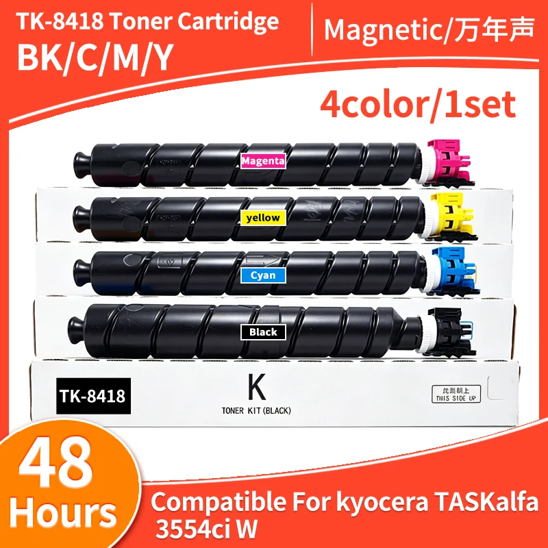 TK8418 TK-8418 TK 8418 Toner Cartridge Compatible For kyocera TASKalfa 3554ci W Toner Cartridge Copier 4color Toner Cartridge