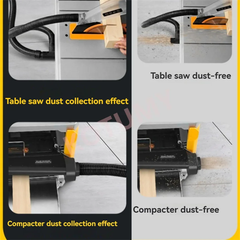 1200W Woodworking Dust Collector Linkage Start Stop Stepless Speed Regulation Wet Dry Dual-use Dust Collector