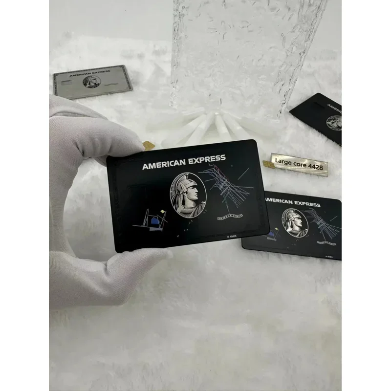 custom，Custom,Thread clause, metal card, stainless steel, card, replace old card on metal, centurion. Movie props, Ameri