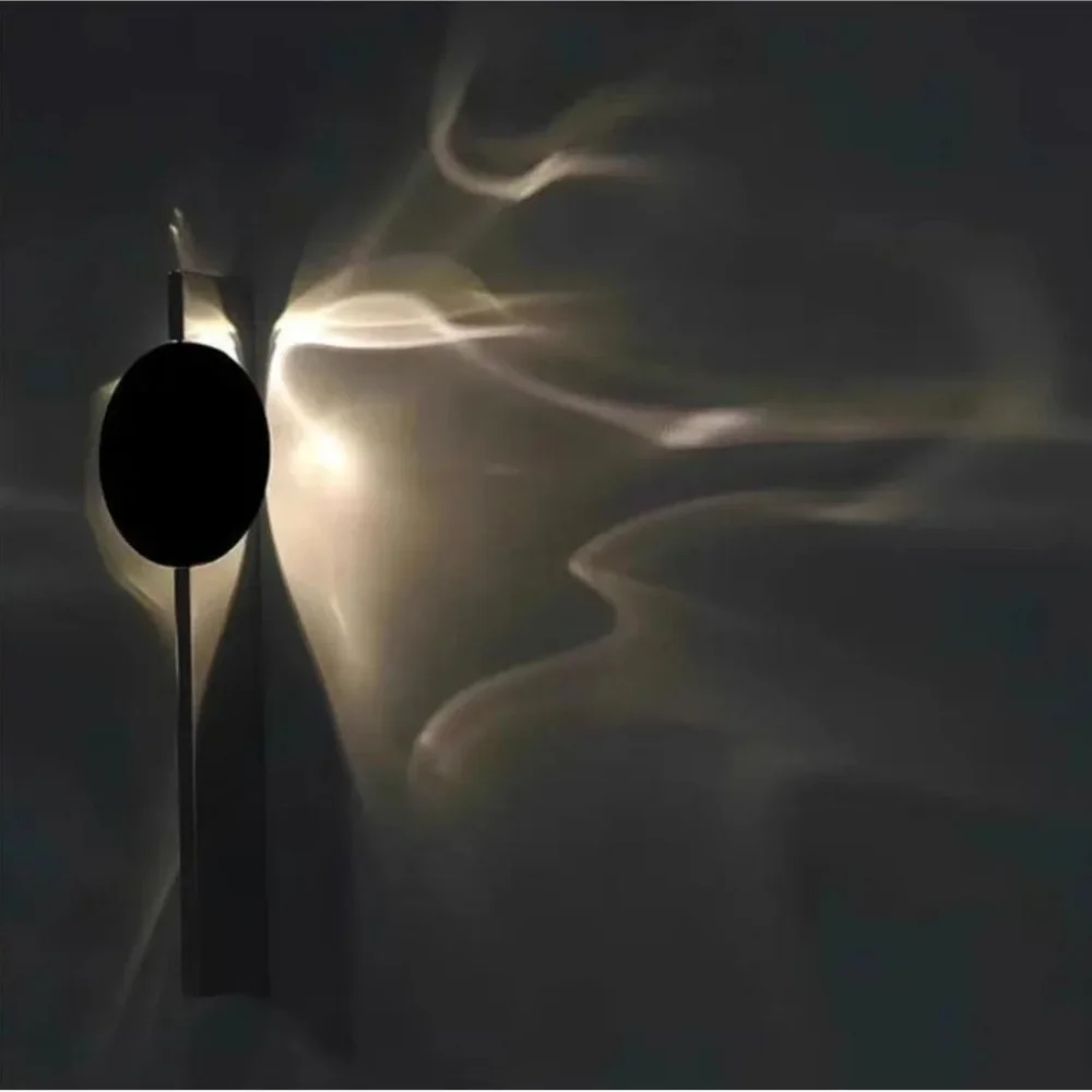 Energy Saving Water Ripple Wall Lamp Stainless Steel Rotatable LED Wall Light Adjustable Atmosphere Wall Sconce Lamp Hotel