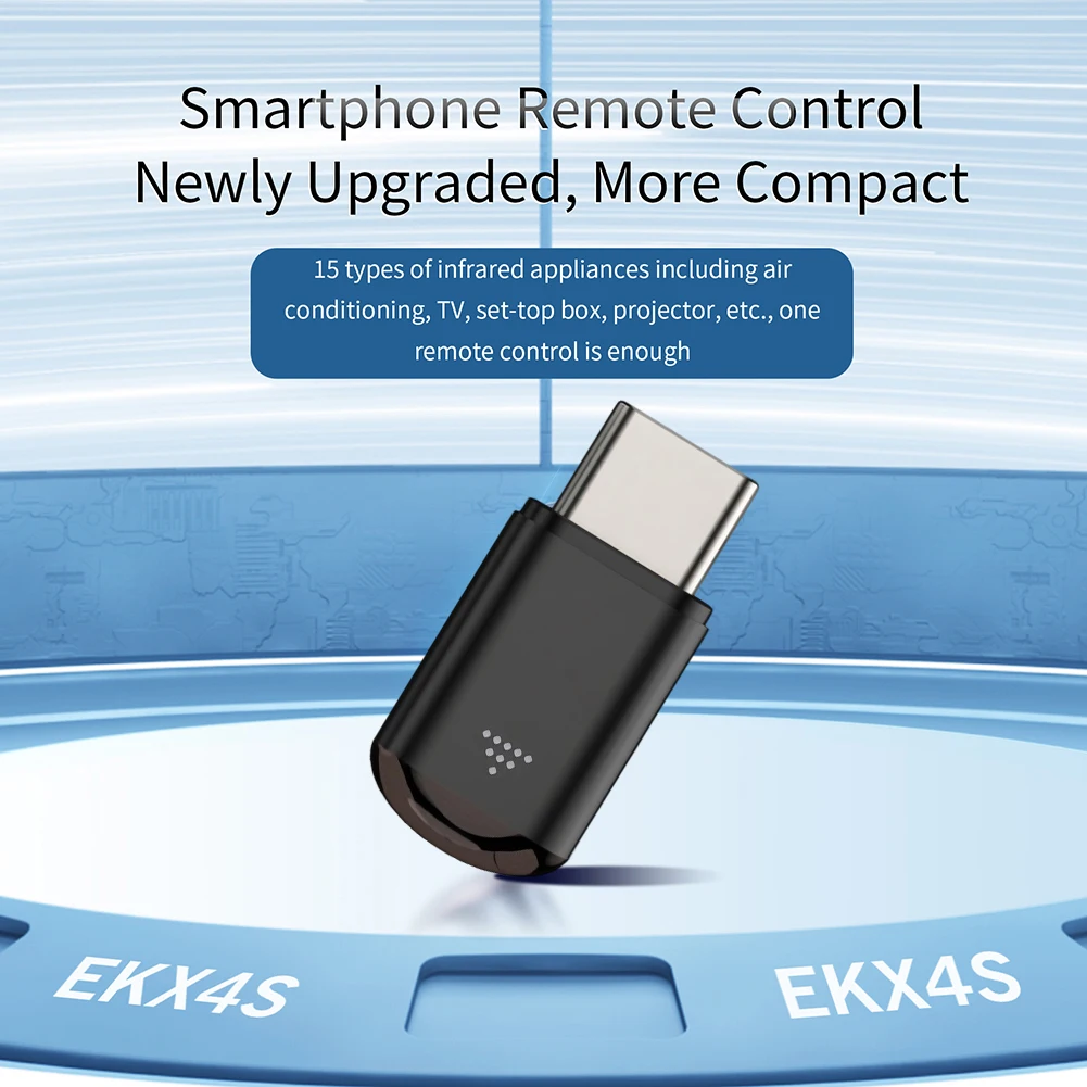 Mini telecomando IR intelligente telefono cellulare portatile IR Blaster Smartphone adattatore controller a infrarossi per condizionatore d'aria TV