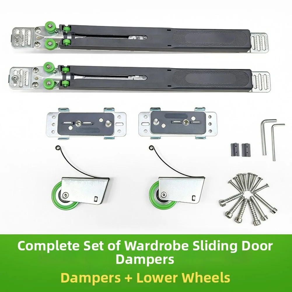 Sliding Pocket Door Buffer Designed to Minimize Slamming in For Closet Cabinet Cupboard and Wardrobe Door Installations
