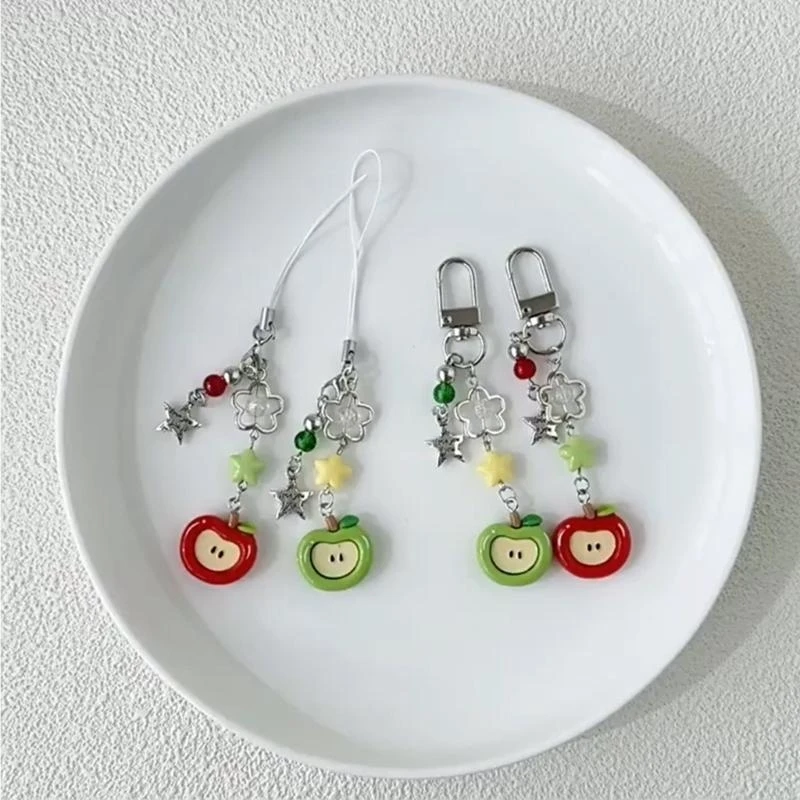  Unique Phone Charm Pendant Fashionable Pendant Keychain Women Bag Purse Ornament
