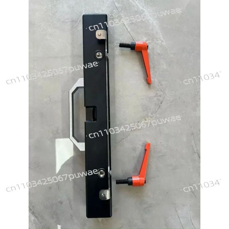 Elevator equipped with maintenance tools and counterweight parts