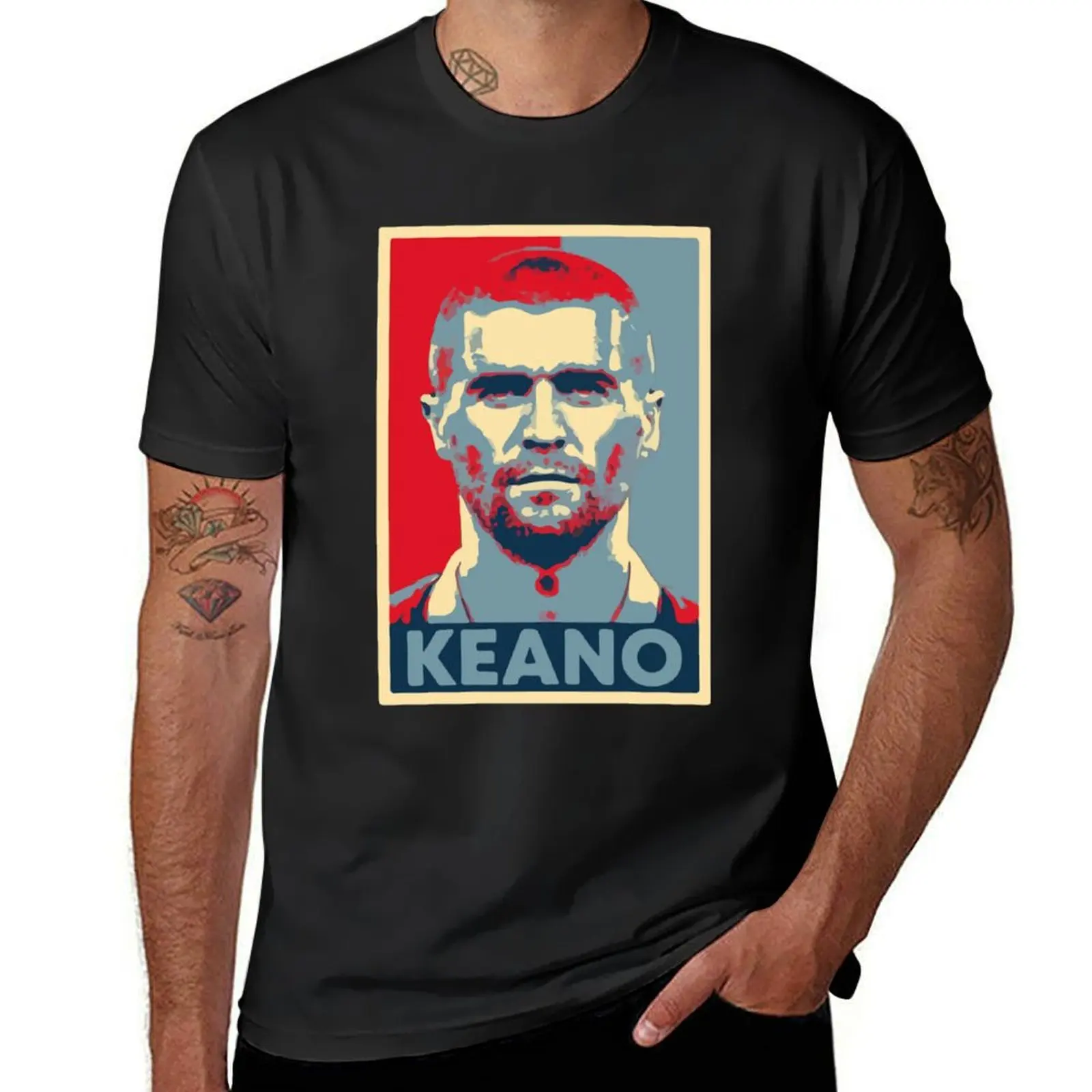 

Roy Keane T-Shirt oversized korean fashion Men's t-shirts