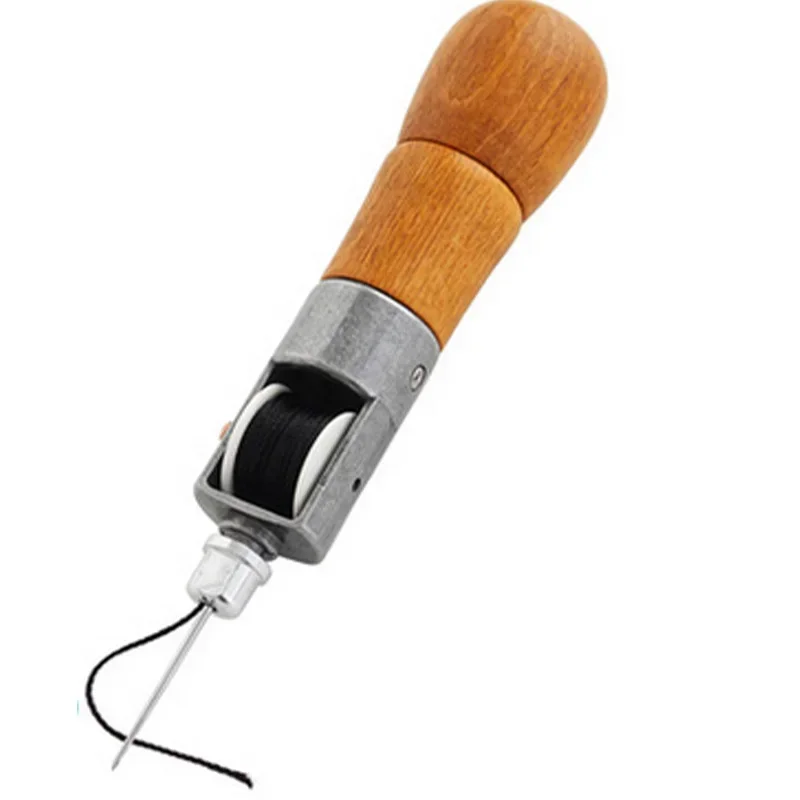 Cầm Tay DIY Máy Sáp Chủ Đề Cho Da Da May Dụng Cụ Da Thủ Công Edge Khâu Dây Dải Shoemaker Dụng Cụ