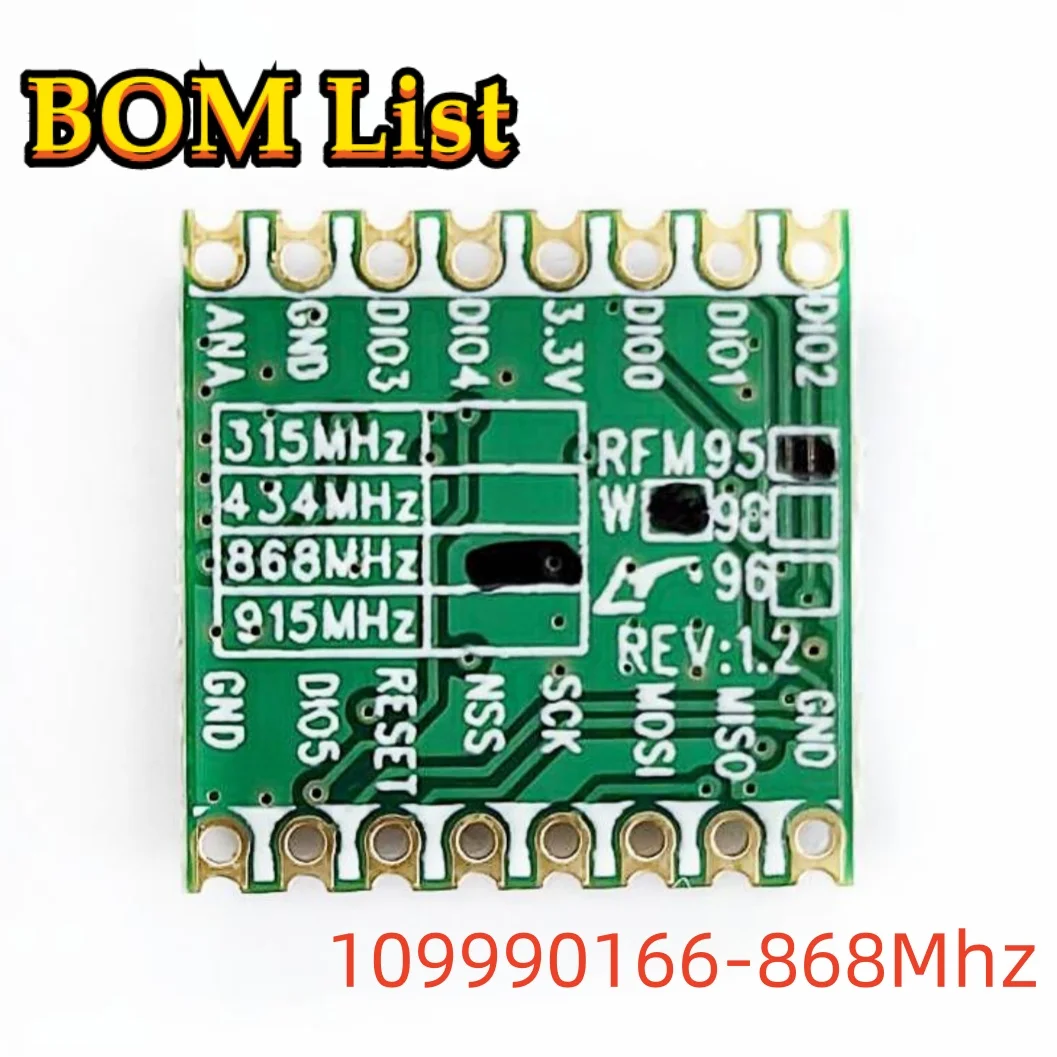 New original 109990166 109990166-868Mhz 109990166-868S2 Low Power Long Range Transceiver module-Support 868Mhz Frequency