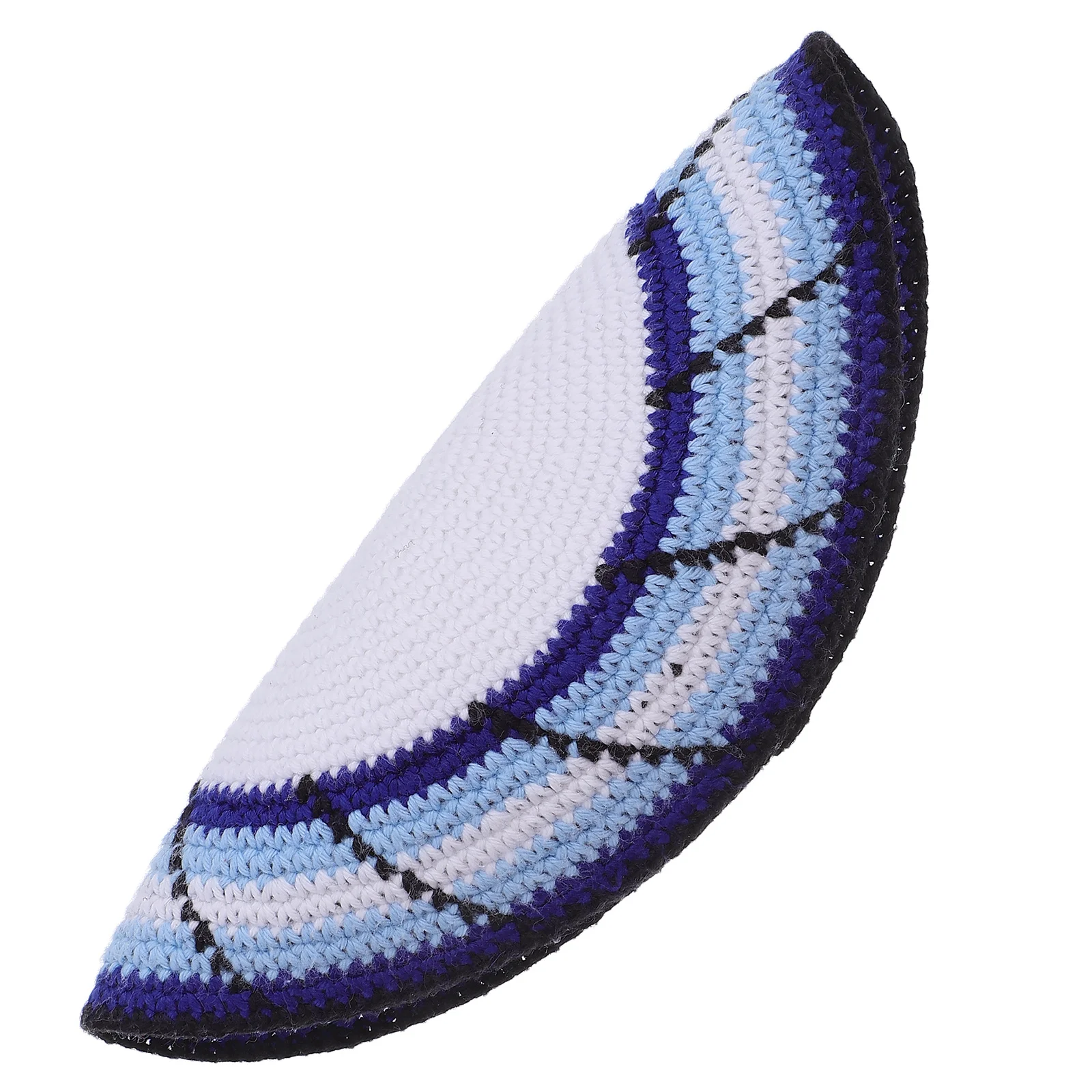 

Jewish National Round Hat for Men Men’s Kippah Cap Bulk Hand-knit Kippot Skullcap Cotton Knitted Prayer Man