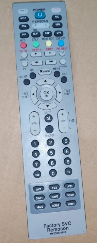 

Factory SVC Remocon MKJ39170828 Service Remote Control for webos LCD LED TV Factory SVC Remocon