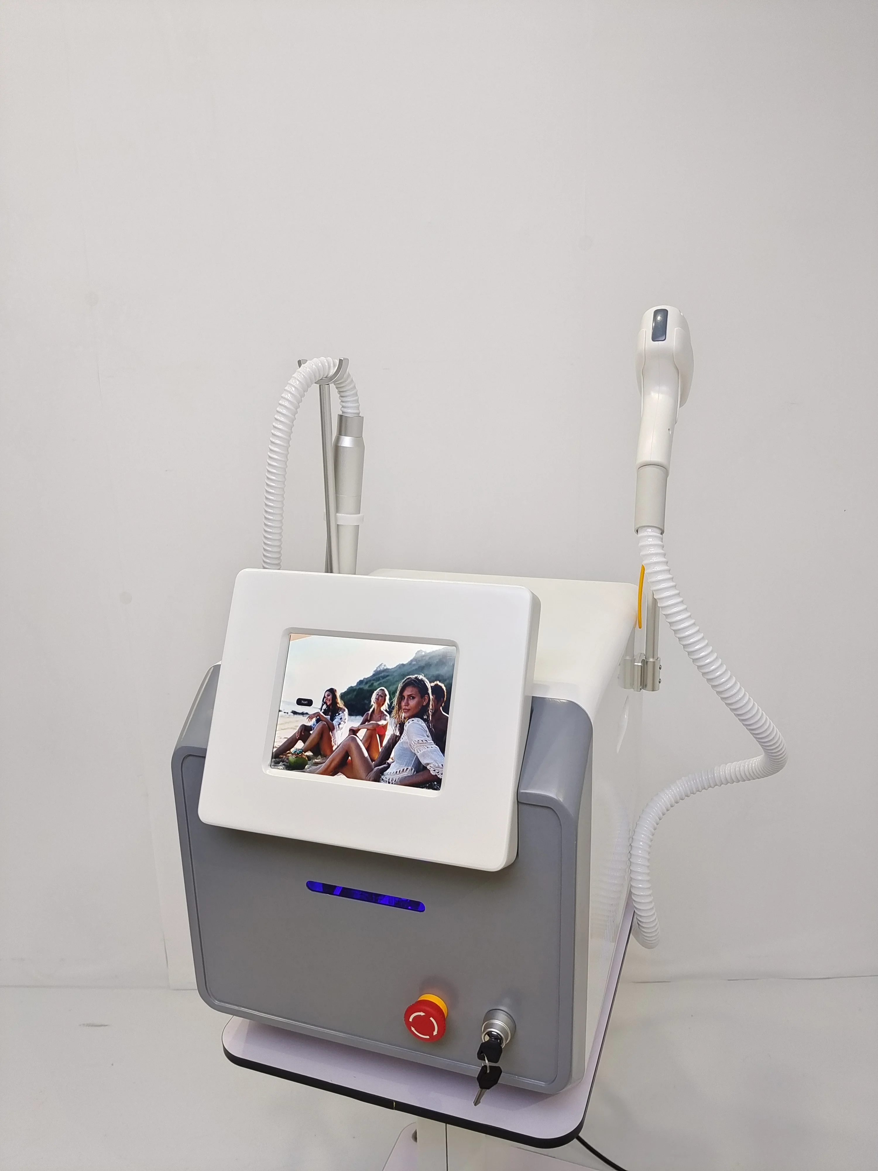 إزالة الشعر بالليزر ديود OPT IPL ثلاثة في واحد، إزالة الوشم بالليزر المحمول، معدات التجميل الاحترافية لإزالة الشعر بالليزر