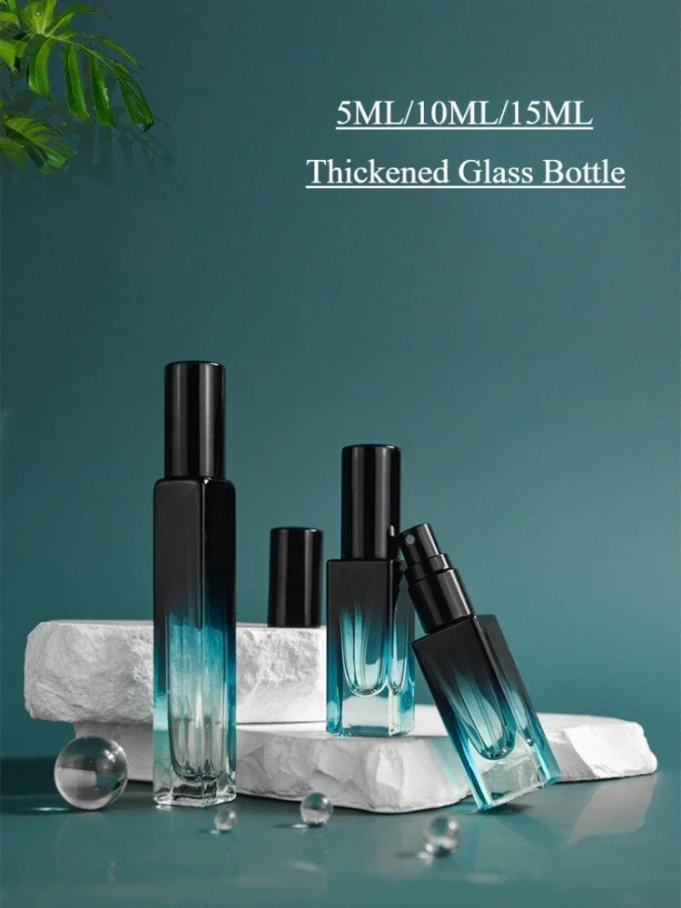 Flacon pulvérisateur de parfum vide en verre, 3 pièces, 10ml, 5ml, atomiseur, bouteille cosmétique de voyage, flacons d'échantillon rechargeables, livraison directe, vente en gros