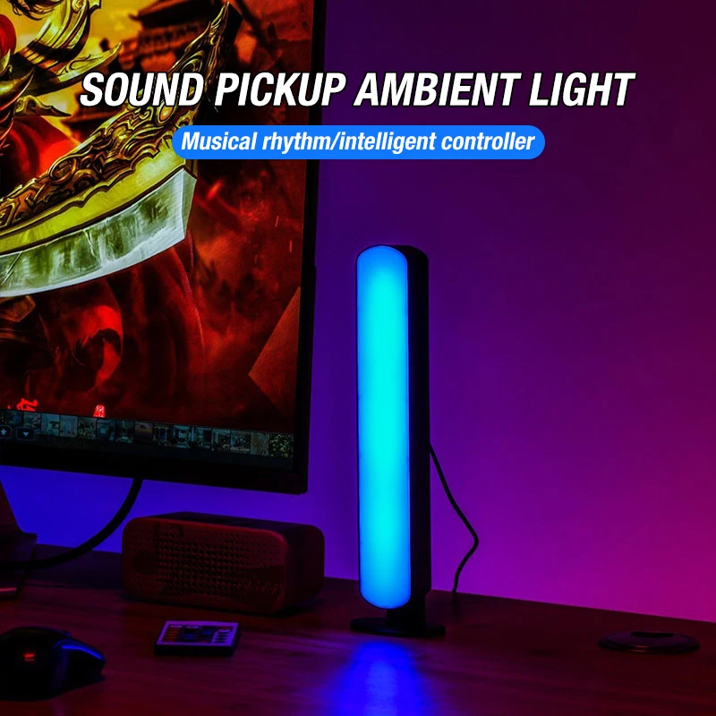 Lampada per atmosfera domestica a LED con sorgenti luminose multiple Design della luce respiratoria Connettività per computer USB