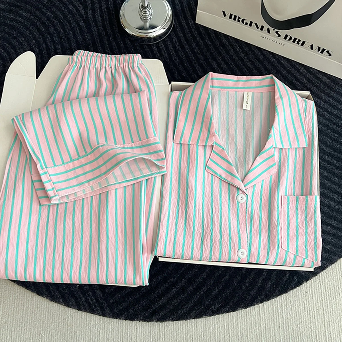Thumbnail 4 - #49 Button Down Sleepwear Sets Discount Picks