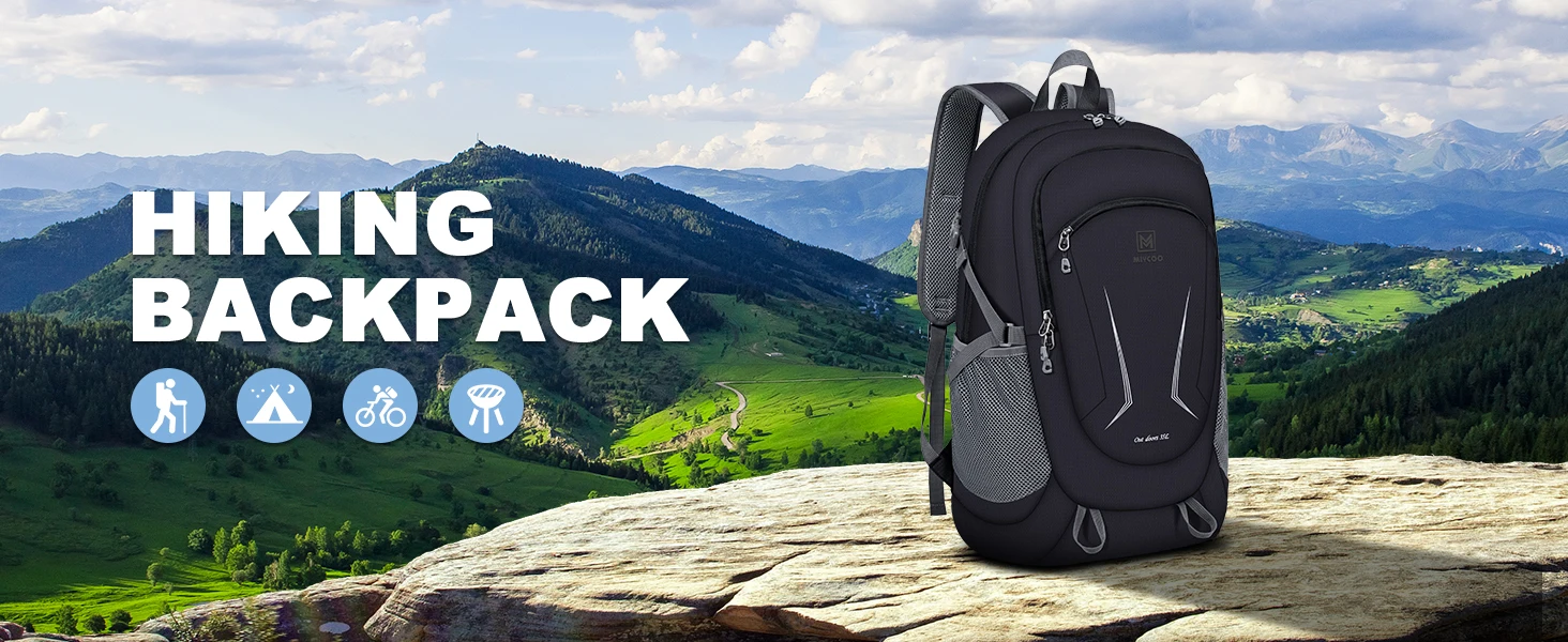 The MIYCOO packable backpack is ultralight. It's ideal for city exploration, travel, and daily use