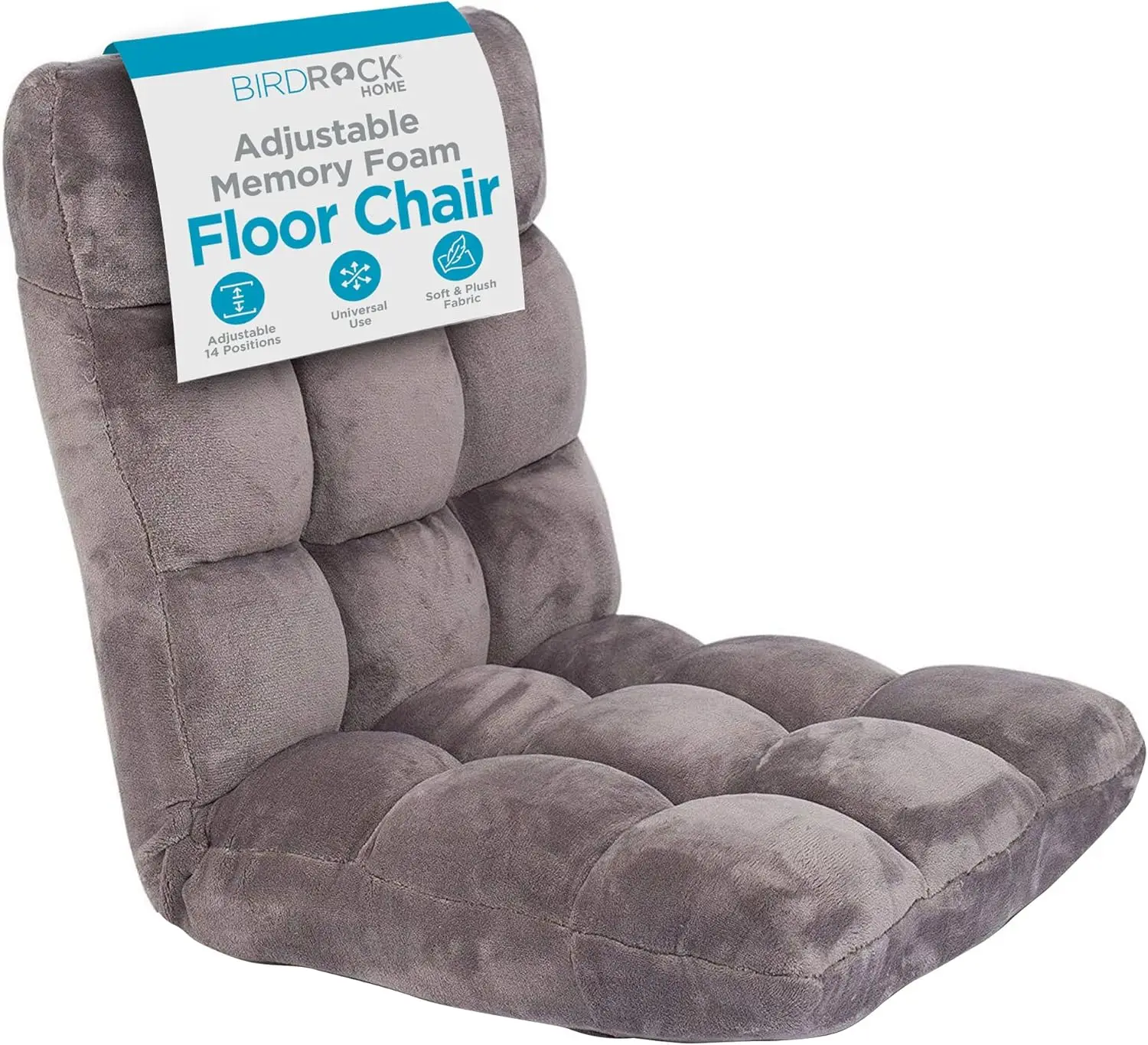 

Adjustable Memory Foam Floor Chair - Ideal for Gaming, Reading, Meditation - Comfortable and Versatile - Suitable