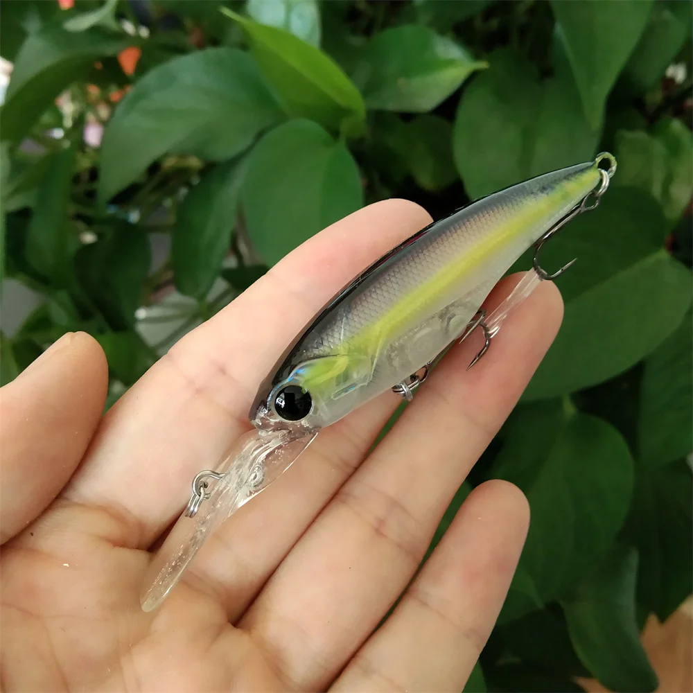 4pcs 60SP 0-3.7m Suspending Minnow Explorers 5.7g Winter Fishing Lure Deep Dive Long Casting SHAD Hard Bait 14 Colors