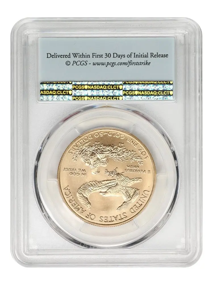 2019 United States Gold Eagle $50 Dollar Coins Sealed Storage Boxs Grade Gold Coins Collectibles Rating Coin Holder PCGS Case