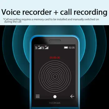 全新原廠諾基亞 235 4G 功能手機,支援藍牙 5.0、FM 收音機、雙卡雙待、200 萬像素相機、1450mAh 電池和 Type-C 連接埠。 6 最佳銷售 藍牙RCD 215 - №5