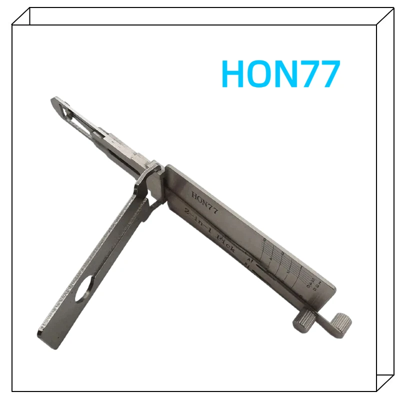 Lishi 2-in-1 Schlossöffner HON77 Original Zündschloss-Decoder für vertikale Fräsung bei Honda Motorradmodellen