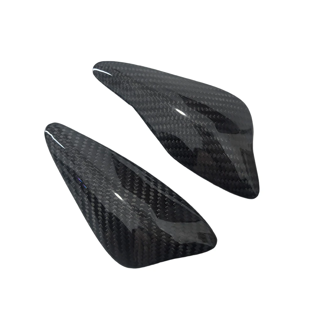 Motorcycle carbon fiber fuel tank corner protection slip fast For Triumph Daytona Moto2 765 / Street Triple 765 S R RS 2017-2022